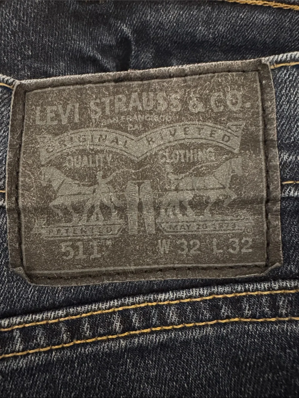 Levi's Men's Slim Straight Blue Denim Jeans